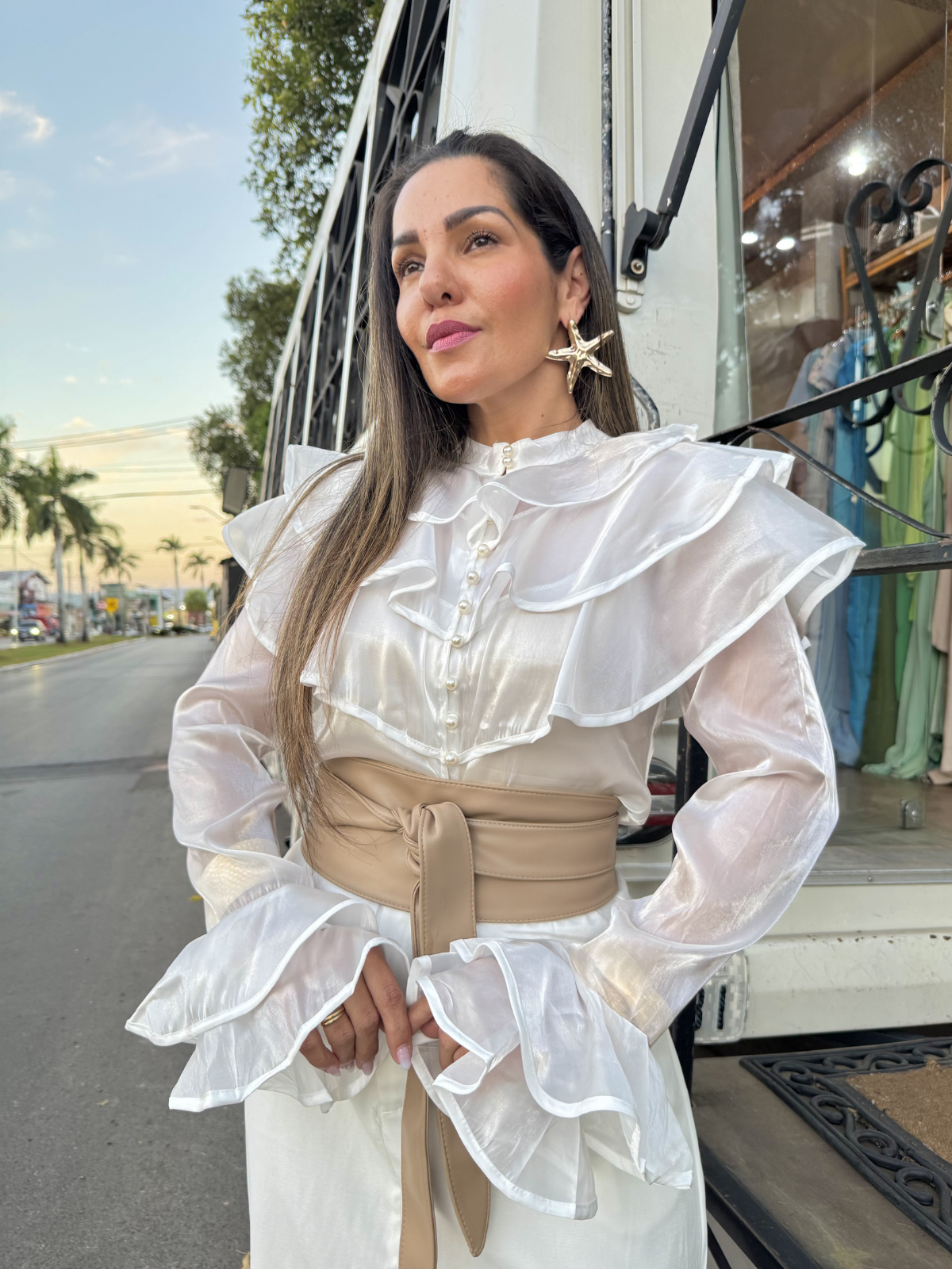 Camisa organza Lavie - Closet Fashion Truck