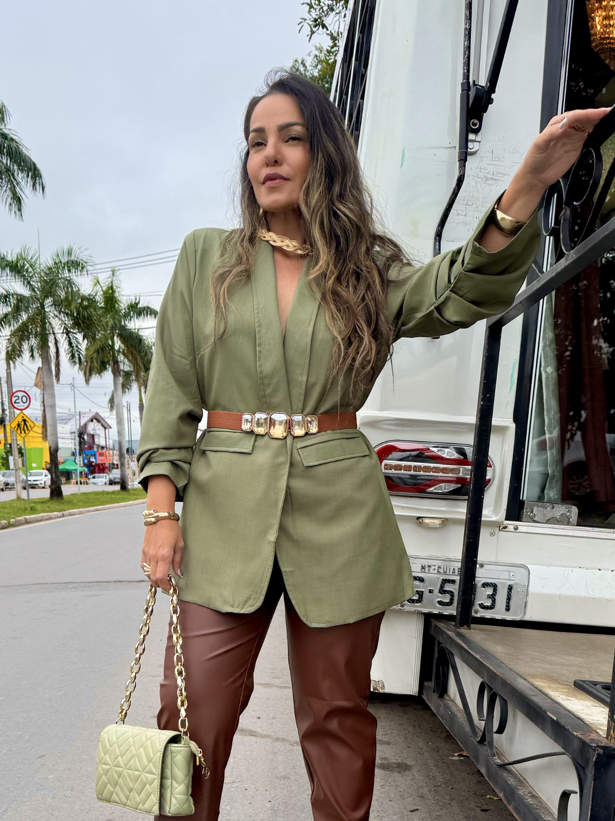Blazer Drapeado - Closet Fashion Truck