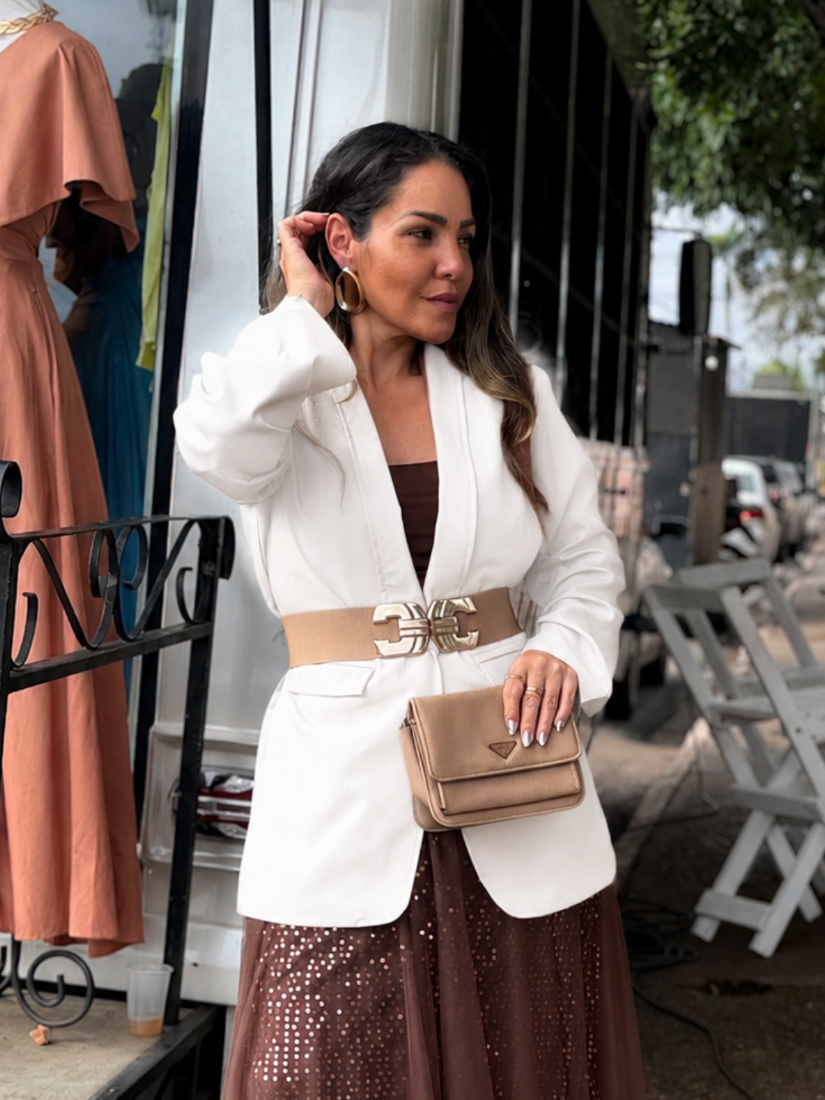Blazer Drapeado - Closet Fashion Truck