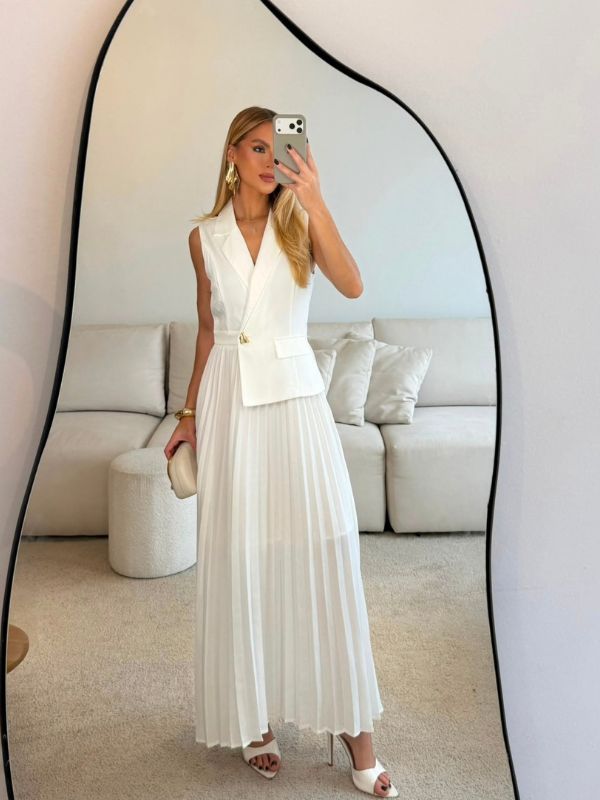 Vestido Plissado - Closet Fashion Truck