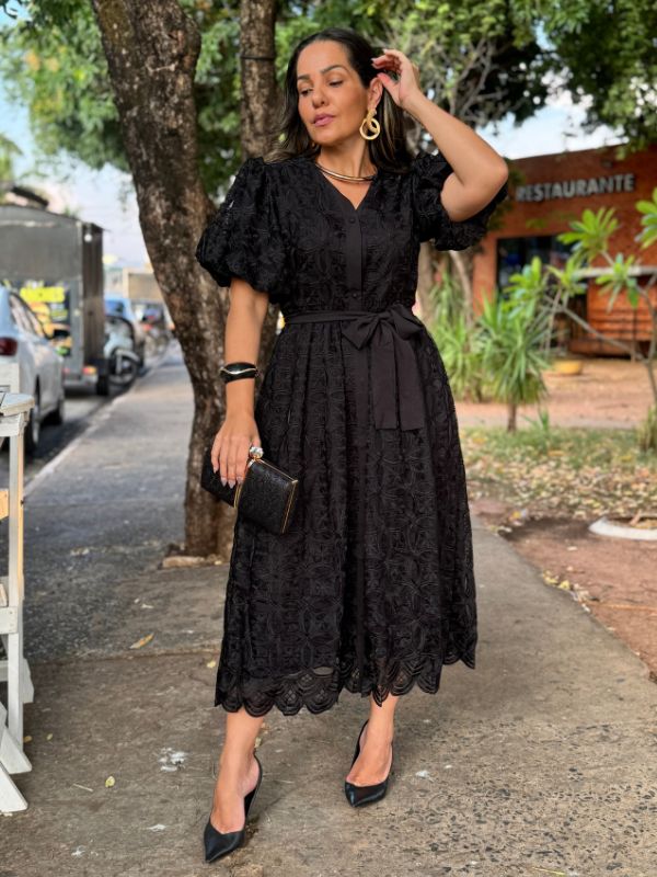 Vestido Guipir Luxo - Closet Fashion Truck