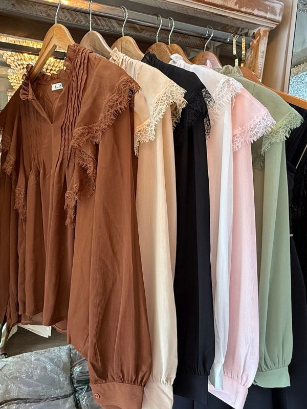 Camisa Chiffon Boho - Closet Fashion Truck