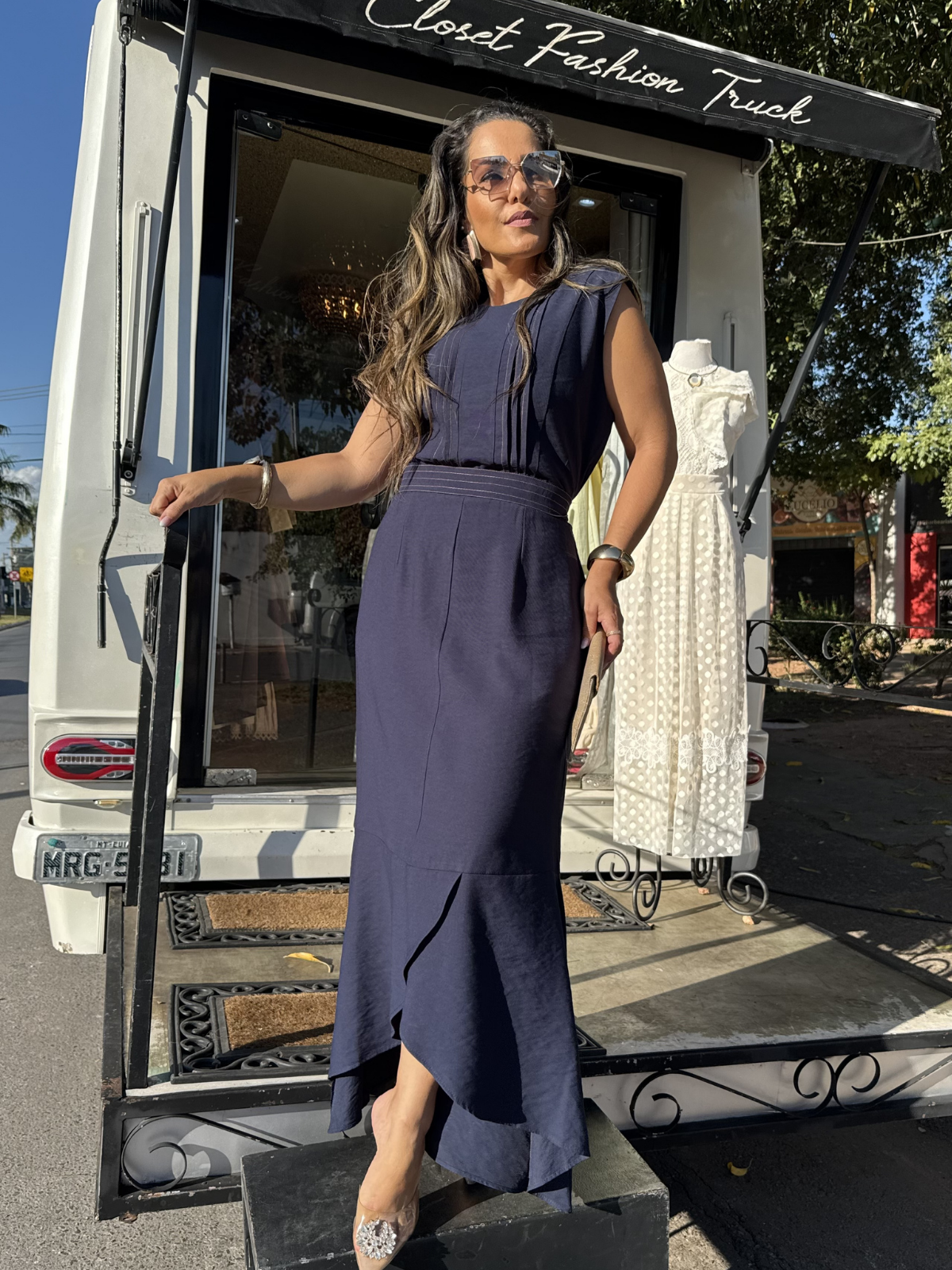 Vestido Sereia Pesponto - Closet Fashion Truck