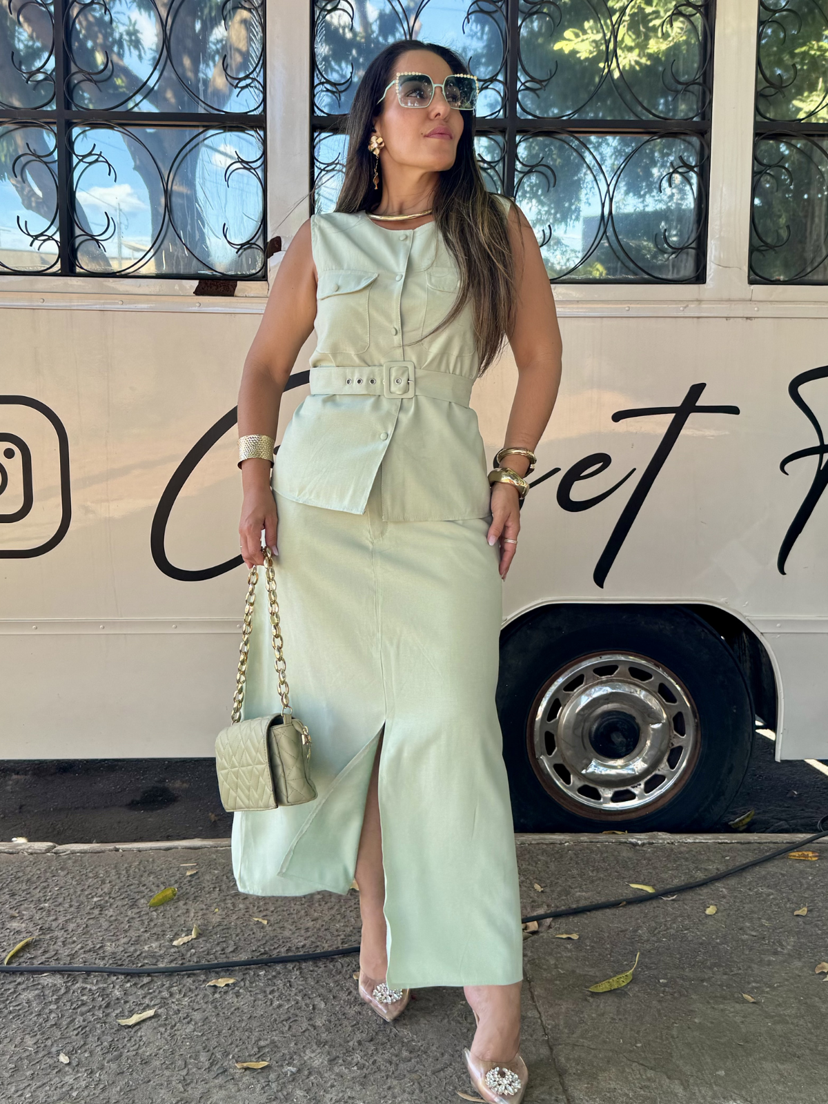 Conjunto Saia Isis - Closet Fashion Truck