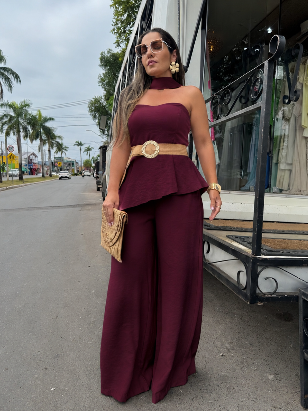 Conjunto Calça Pantalona Maitê - Closet Fashion Truck