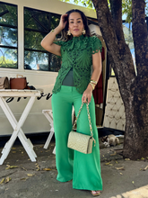 Conjunto Colete Calça Verde - Closet Fashion Truck