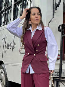 Colete Alfaiataria Botões - Closet Fashion Truck