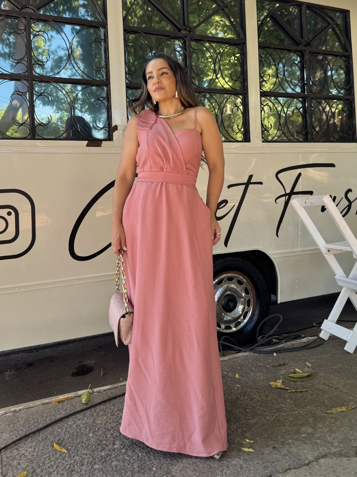 Vestido Laço Godê - Closet Fashion Truck