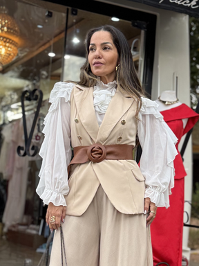 Colete Alfaiataria Botões - Closet Fashion Truck