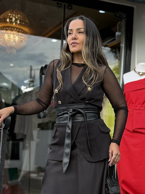 Colete Alfaiataria Botões - Closet Fashion Truck