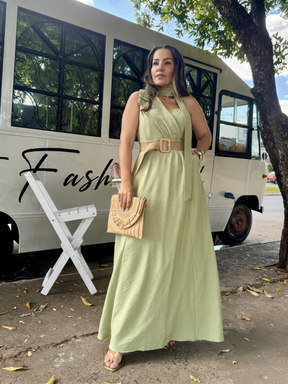 Vestido Laço Godê - Closet Fashion Truck