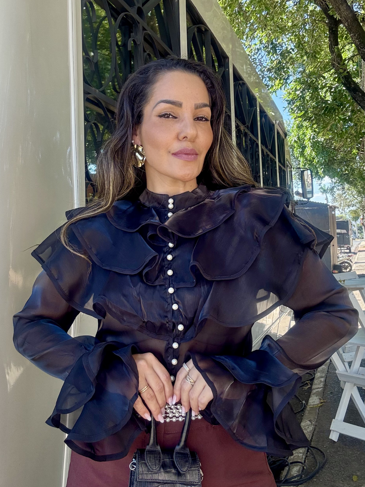 Camisa organza Lavie - Closet Fashion Truck
