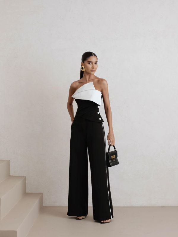 Conjunto Alfaiataria P&B - Closet Fashion Truck