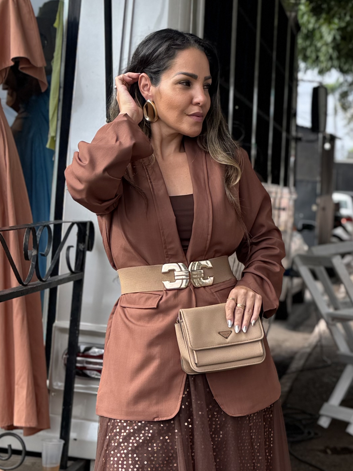 Blazer Drapeado - Closet Fashion Truck