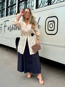 Camisa Max Linho - Closet Fashion Truck