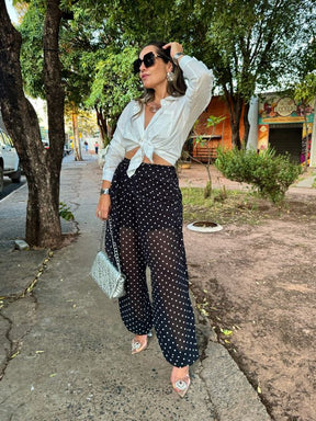 Calça Aladim de Poa - Closet Fashion Truck