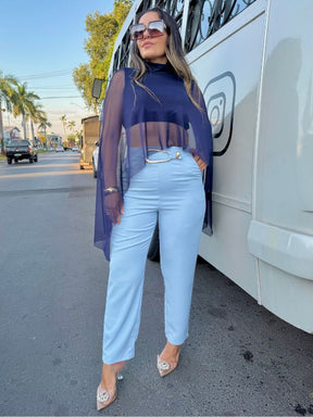 Calça com Fivela - Closet Fashion Truck