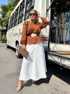 Camisa Chiffon Boho - Closet Fashion Truck
