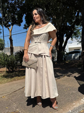 Vestido Gode Alfaiataria Glamour - Closet Fashion Truck