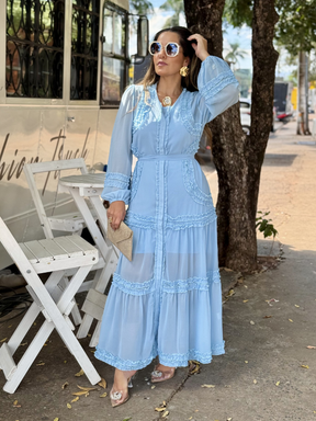 Vestido Chiffon - Closet Fashion Truck
