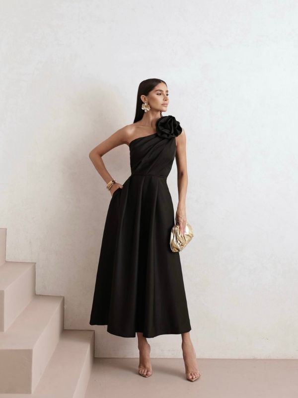 Vestido Gode Alfaiataria Flor - Closet Fashion Truck