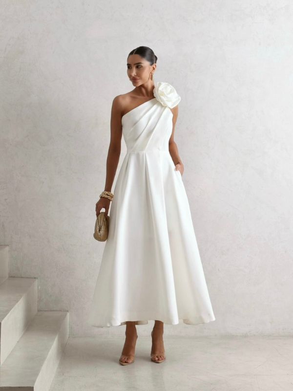 Vestido Gode Alfaiataria Flor - Closet Fashion Truck