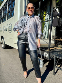 Camisa Ouver Flor - Closet Fashion Truck