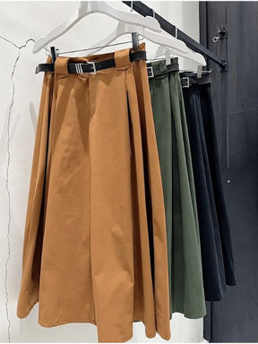 Saia Tricoline com Cinto - Closet Fashion Truck