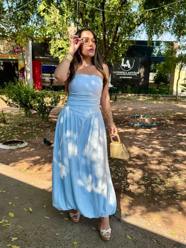 Vestido Longo Balone - Closet Fashion Truck