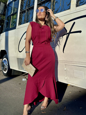 Vestido Sereia Pesponto - Closet Fashion Truck