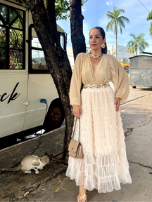 Saia Tule Camadas - Closet Fashion Truck