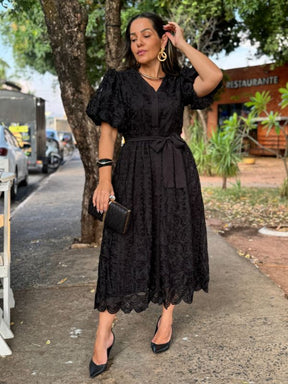 Vestido Guipir Luxo - Closet Fashion Truck