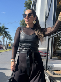 Cropped Corino Sem Manga - Closet Fashion Truck