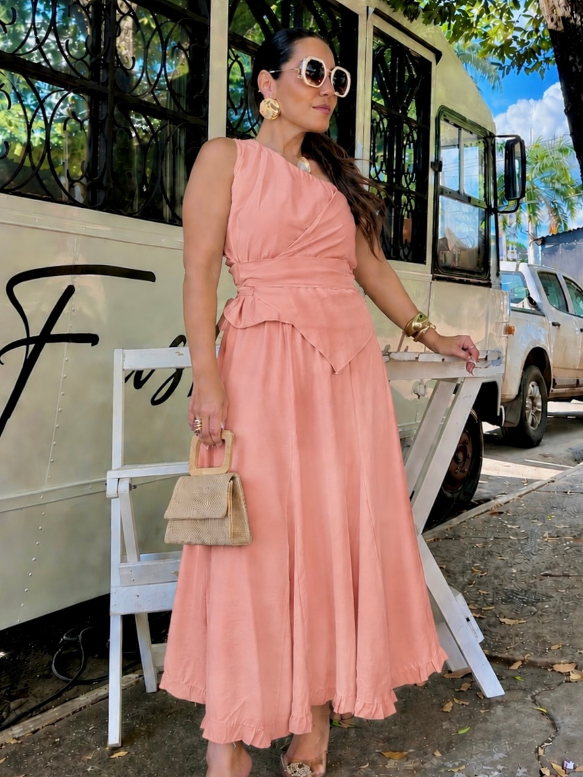 Conjunto Saia Luxo - Closet Fashion Truck