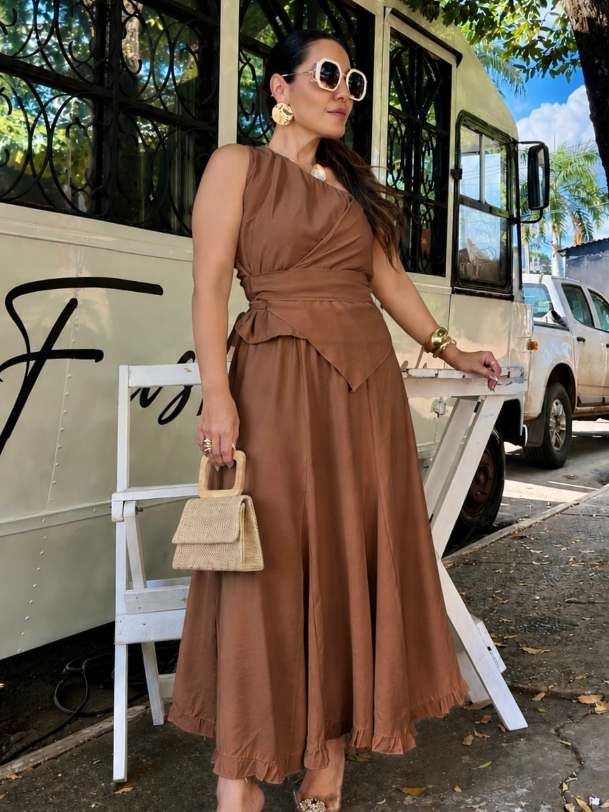 Conjunto Saia Luxo - Closet Fashion Truck
