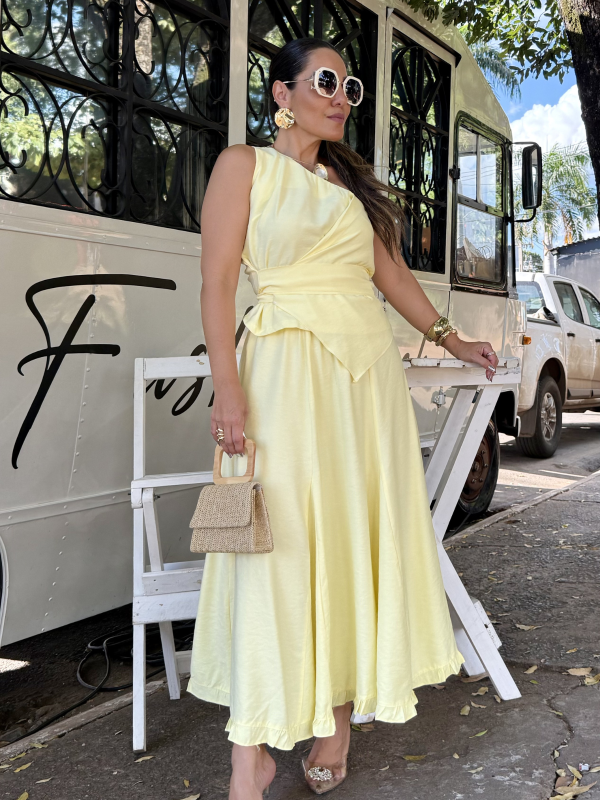 Conjunto Saia Luxo - Closet Fashion Truck
