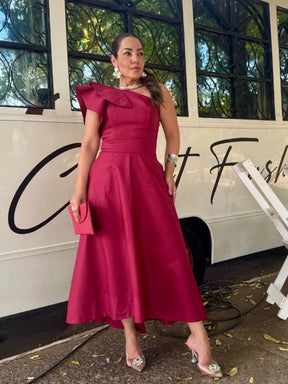 Vestido Mula Manca Tricoline - Closet Fashion Truck
