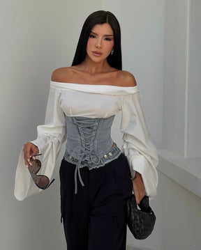 Camisa Corset - Closet Fashion Truck