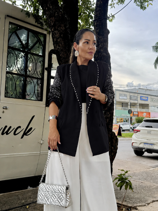 Blazer Alfaiataria Brilhos - Closet Fashion Truck