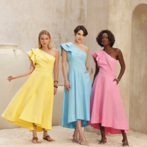 Vestido Tricoline Mula Manga Folha