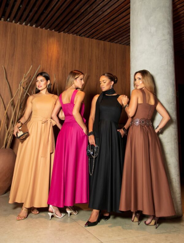 Vestido tricoline Encanto