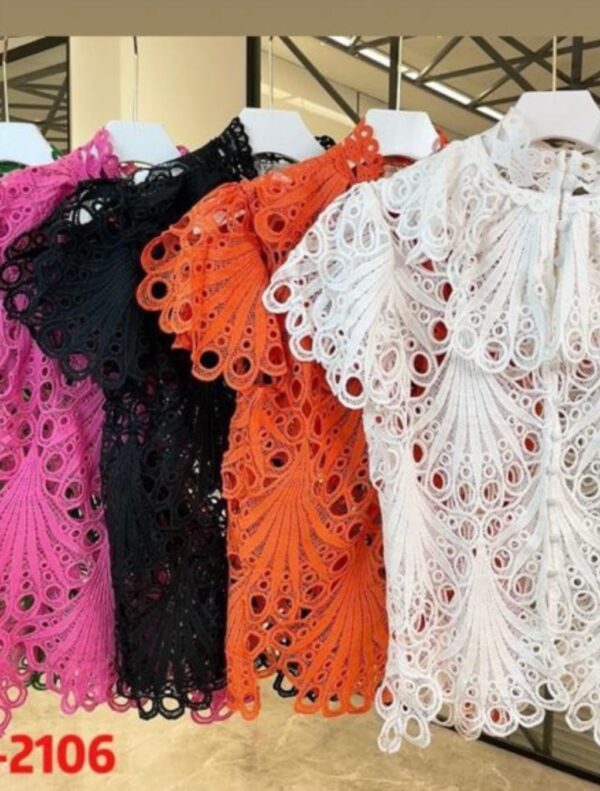 Blusa Luxo guipir - Imagem 4