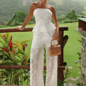 Conjunto de Renda Crochê