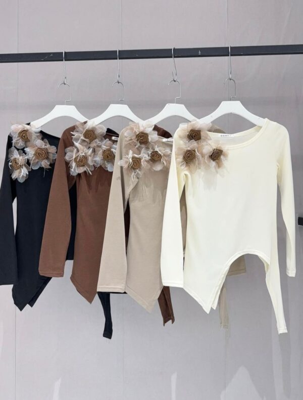 Blusa Flor Acimétrica - Imagem 4