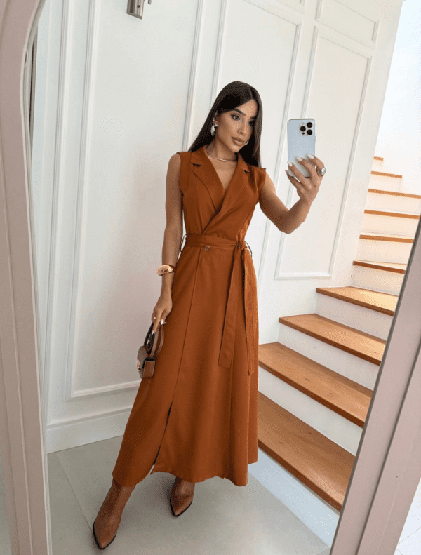 Vestido Chamise Alfaiataria - Imagem 2