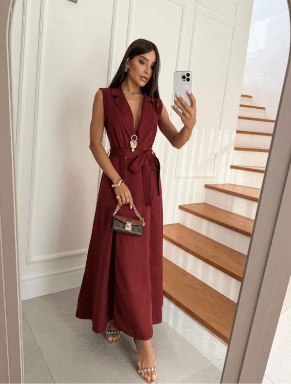 Vestido Chamise Alfaiataria