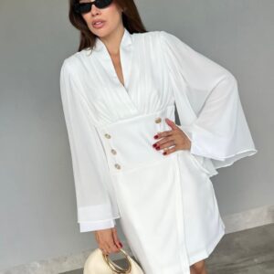 Vestido Curto Manga longa