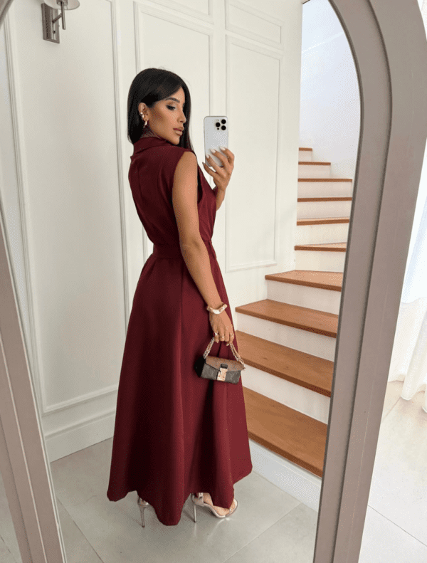 Vestido Chamise Alfaiataria - Imagem 4