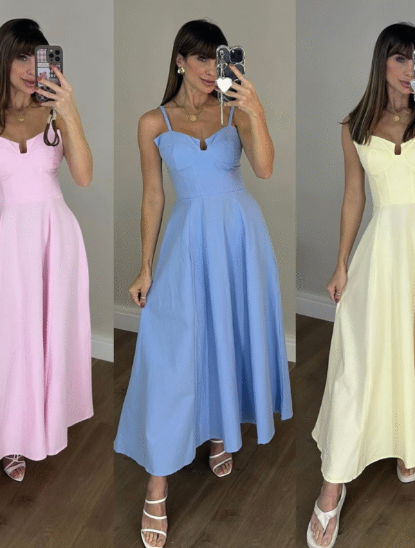 Vestido Godê Tricoline & algodão - Imagem 7