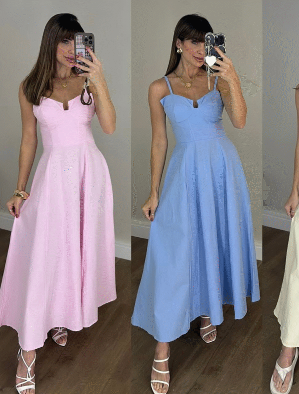Vestido Godê Tricoline & algodão - Imagem 6
